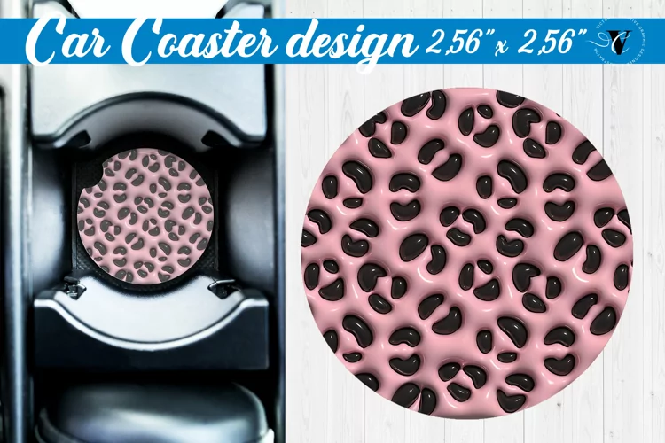3D Car Coaster | Puff | Car coaster