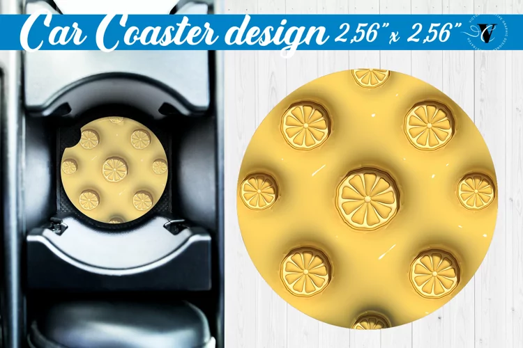 3D Car Coaster | Puff | Car coaster