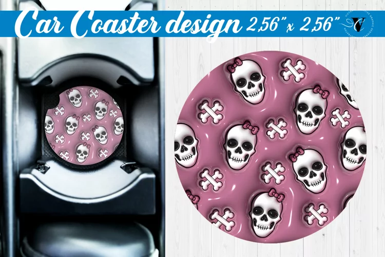 3D Car Coaster | Puff | Car coaster