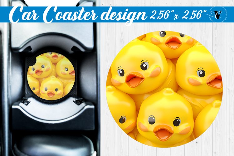 3D Car Coaster | Puff | Car coaster example image 1