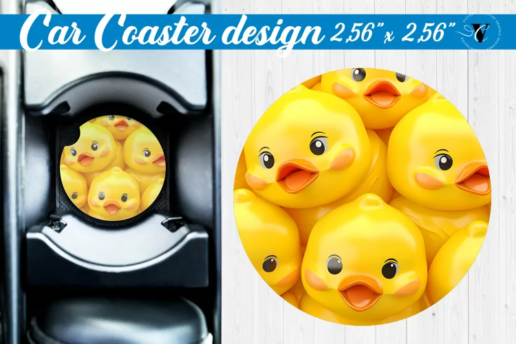 3D Car Coaster | Puff | Car coaster