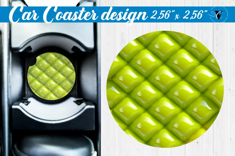 3D Car Coaster | Puff | Car coaster