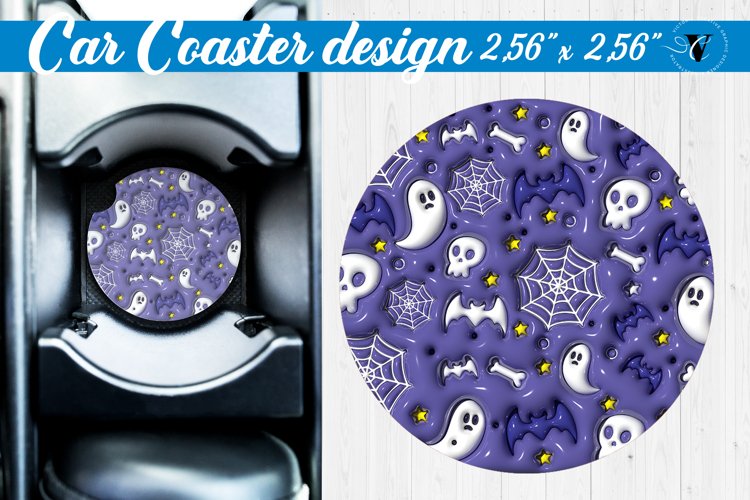 3D Car Coaster | Puff | Car coaster example image 1