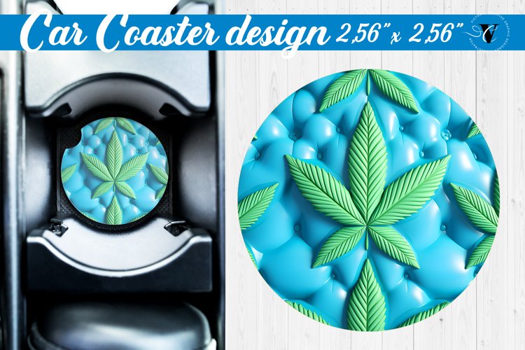 3D Car Coaster | Puff | Car coaster