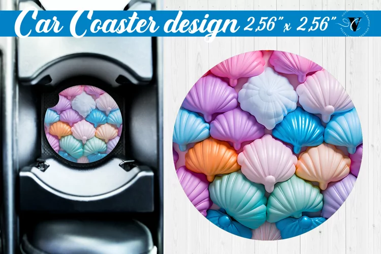 3D Car Coaster | Puff | Car coaster