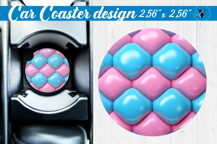 3D Car Coaster | Puff | Car coaster
