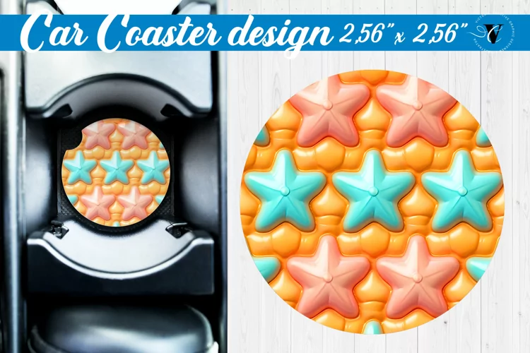 3D Car Coaster | Puff | Car coaster