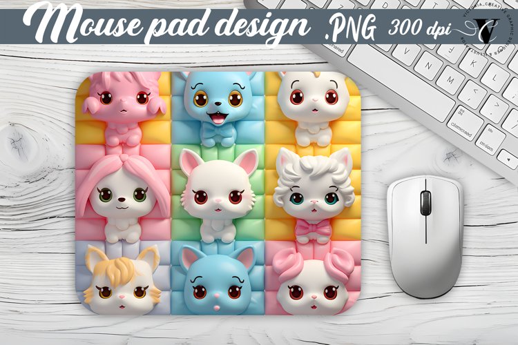 Mouse Pad | 3D puff example image 1