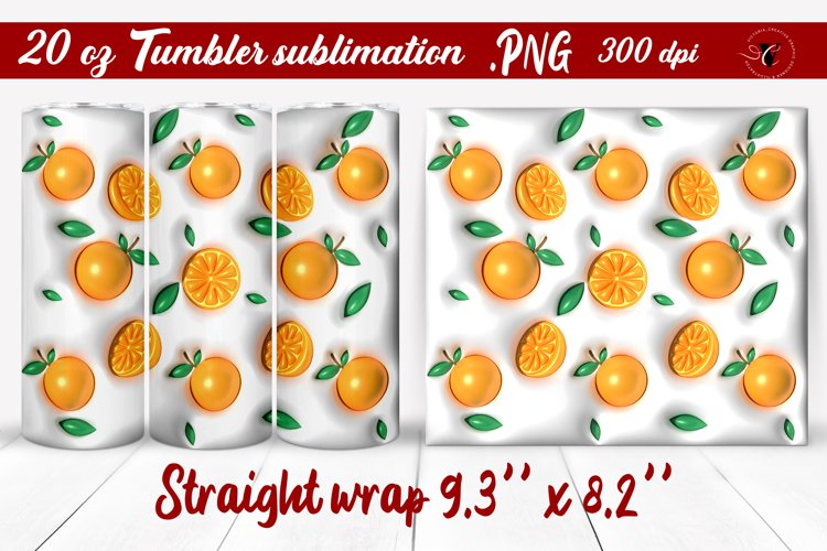 20 Oz Sublimation Tumbler Wrap Image 5