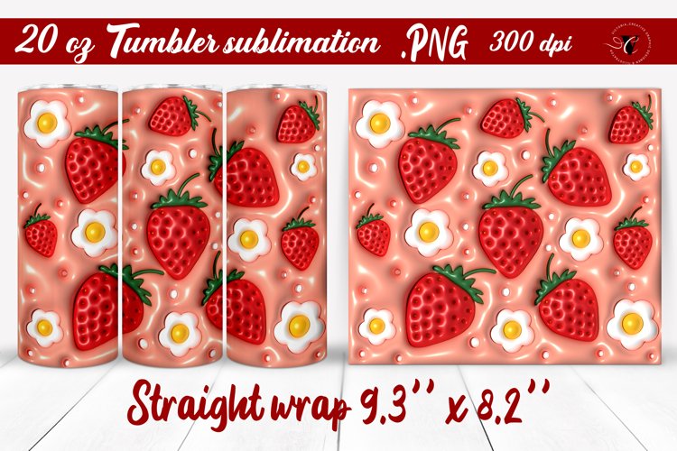 20 Oz Sublimation Tumbler Wrap Image 24