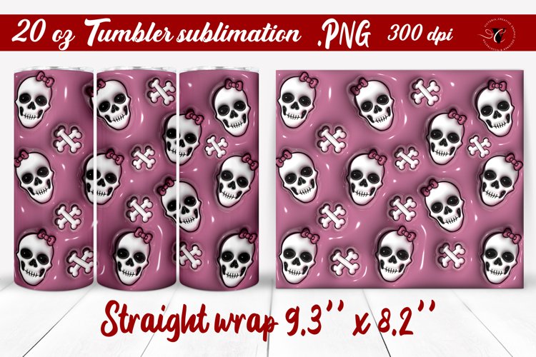 20 Oz Sublimation Tumbler Wrap Image 22