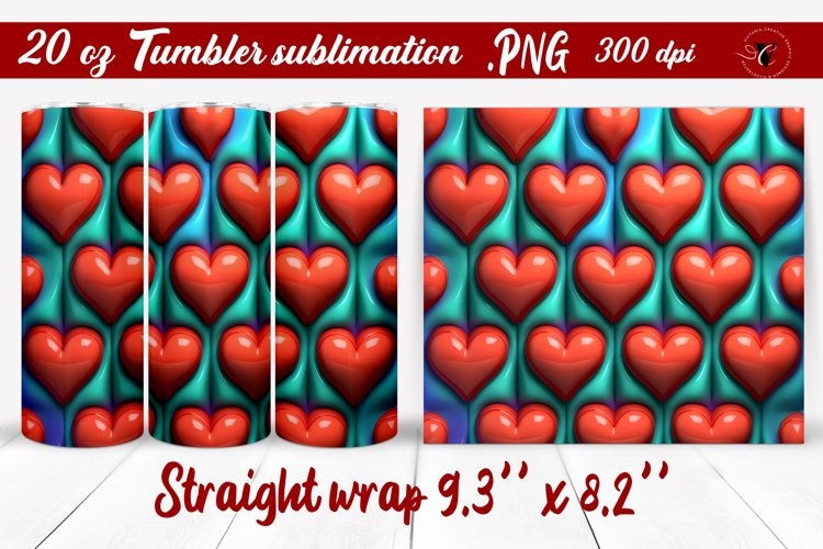 20 Oz Sublimation Tumbler Wrap Image 20