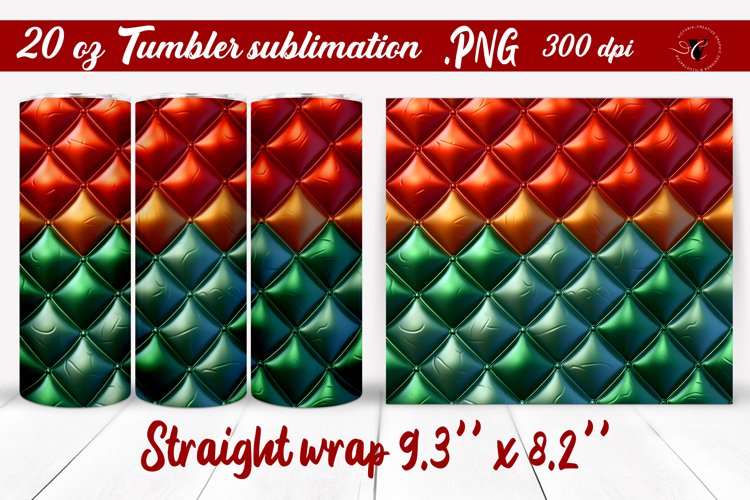 20 Oz Sublimation Tumbler Wrap Image 18