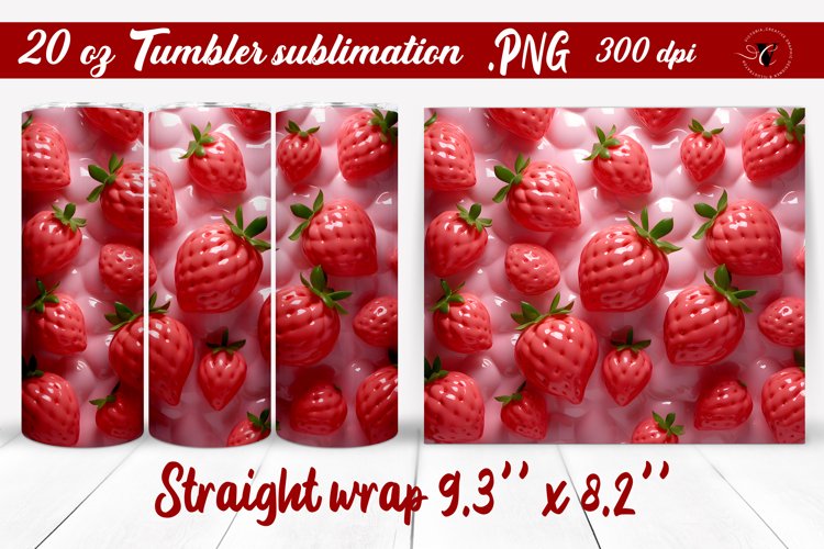 Tumbler wrap | 3d puff tumbler wrap