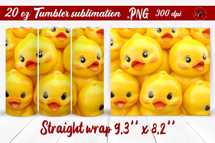 20 Oz Sublimation Tumbler Wrap Image 8