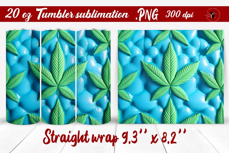 20 Oz Sublimation Tumbler Wrap Image 7
