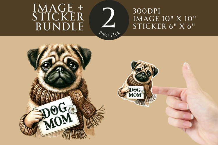 Pug Illustration Image 4