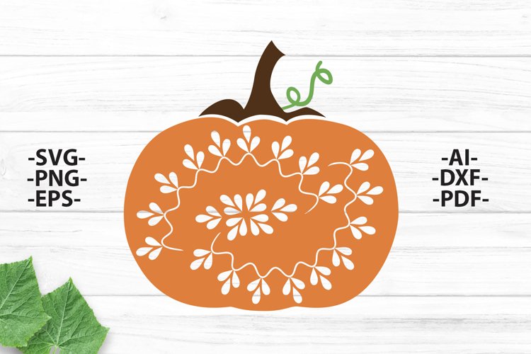 Pumpkin Mandala SVG | Pumpkin Cut File