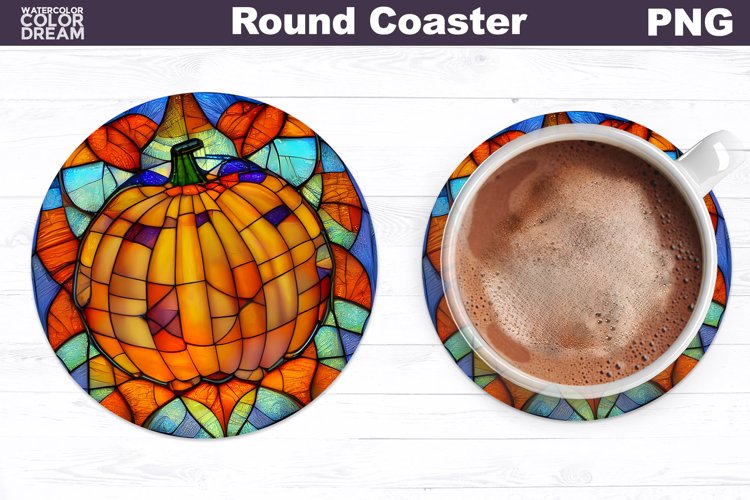 Pumpkin Coaster | Round Coaster Sublimation