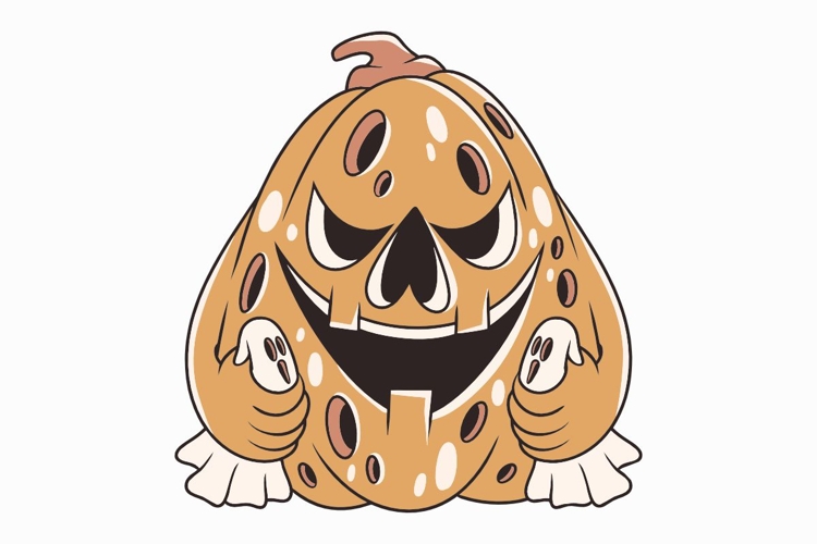 Creepy Pumpkin Halloween Season T-shirt