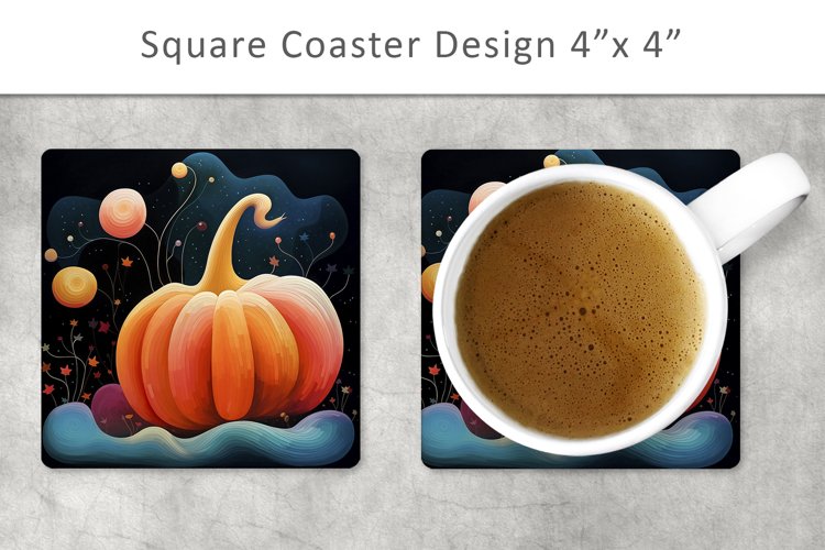 Pumpkin Coaster, Kitchen Decor