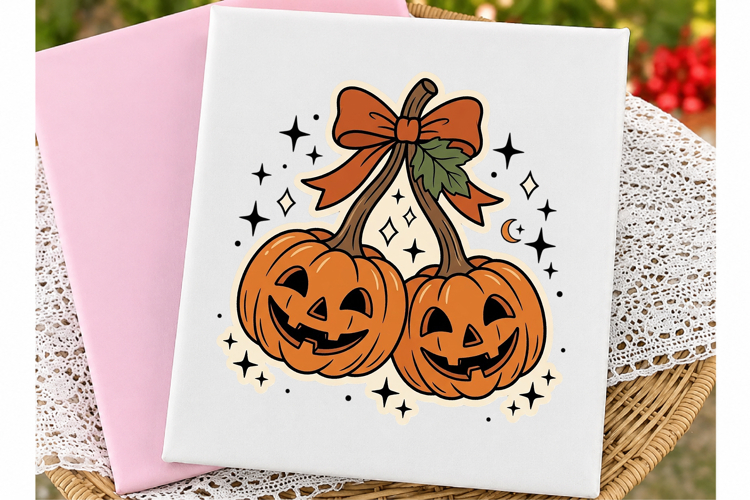 Pumpkin Cherries Autumn Girly png example image 1