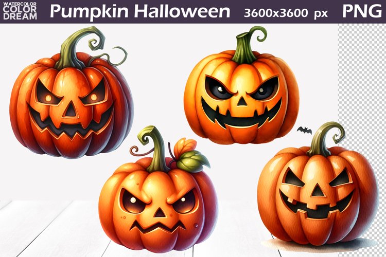 Pumpkin Face Clipart Image 5
