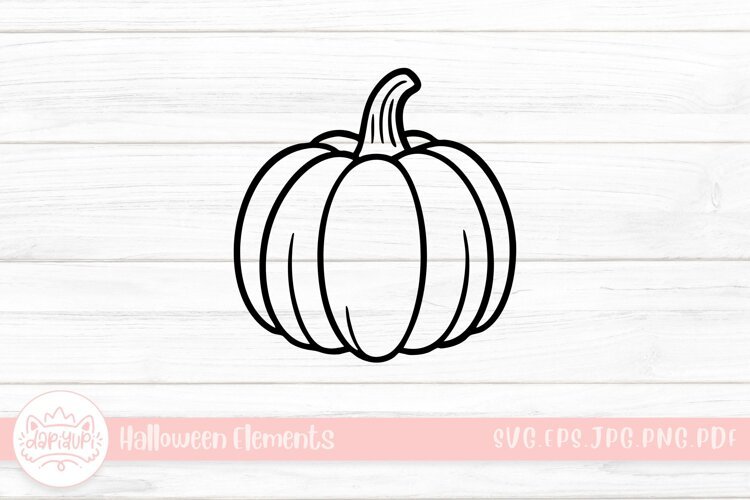 pumpkin doodle halloween element example image 1