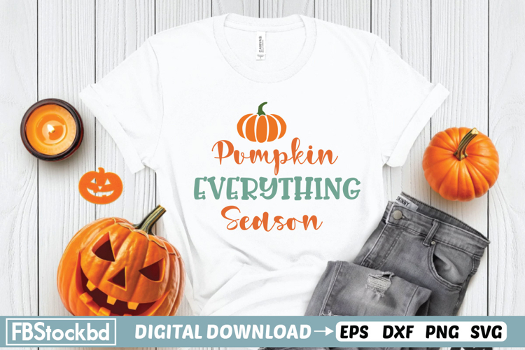 Pumpkin Everything Season SVG, Fall SVG, Fall Vibes SVG, Fal