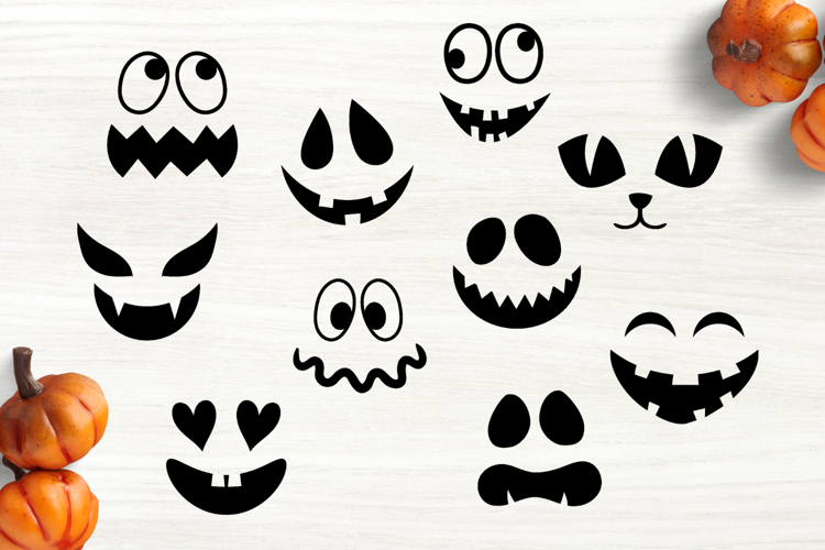Pumpkin Faces Svg Image 3