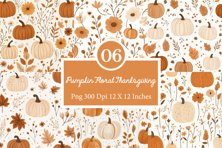  Thanksgiving Digital Paper Image 6