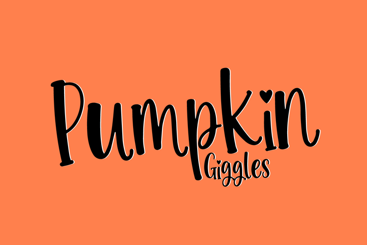 Pumpkin Giggles - Autumn Friendly Font