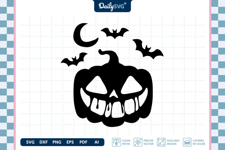 Halloween SVG Spooky Cut File for DIY Crafts example image 1