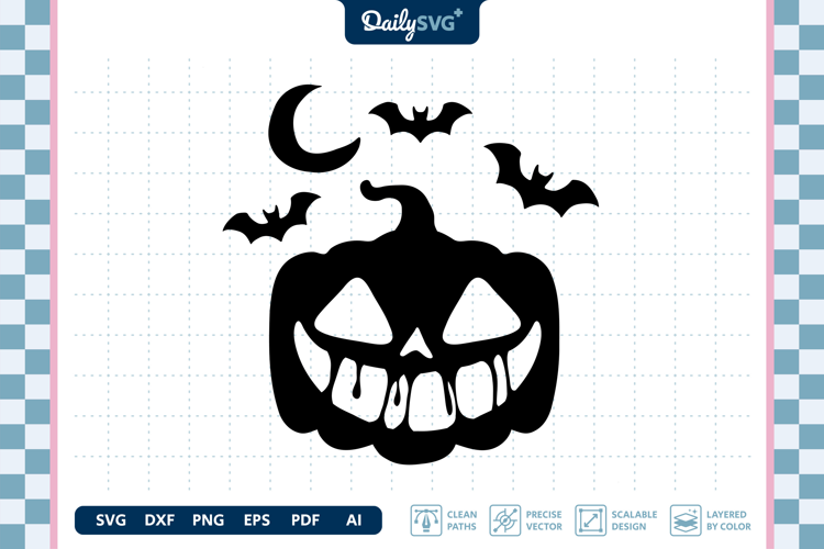 Halloween SVG Spooky Cut File for DIY Crafts