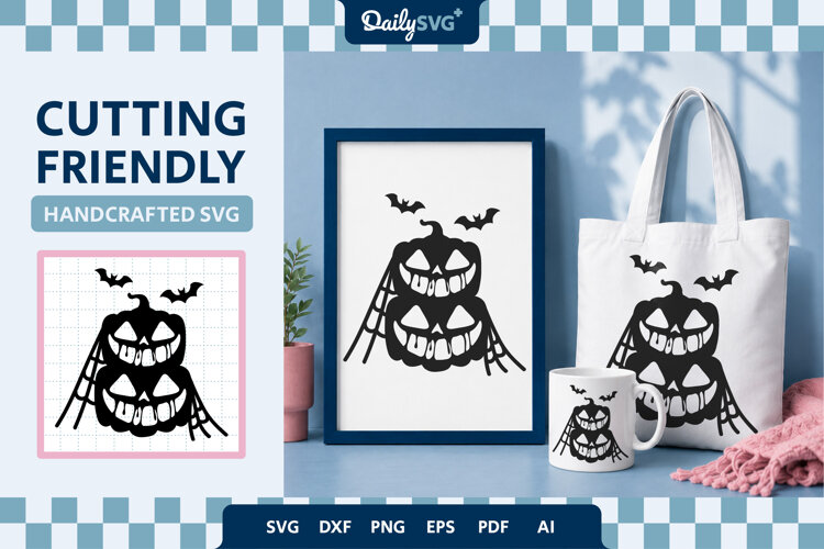 Halloween SVG Spooky Cut File for DIY Crafts example image 1