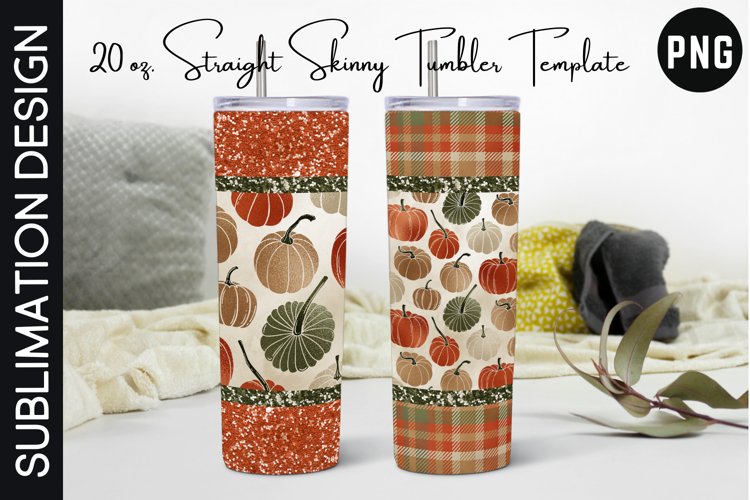 Pumpkin Harvest 20oz Skinny Tumblers