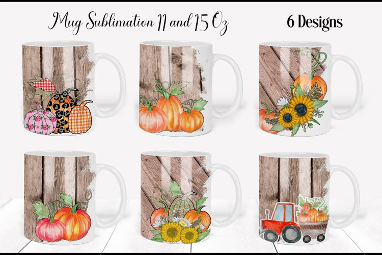 Thanksgiving Mug Wrap Bundle| Fall Coffee Mug Sublimation