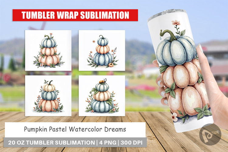 Pumpkin Pastel Dreams Tumbler