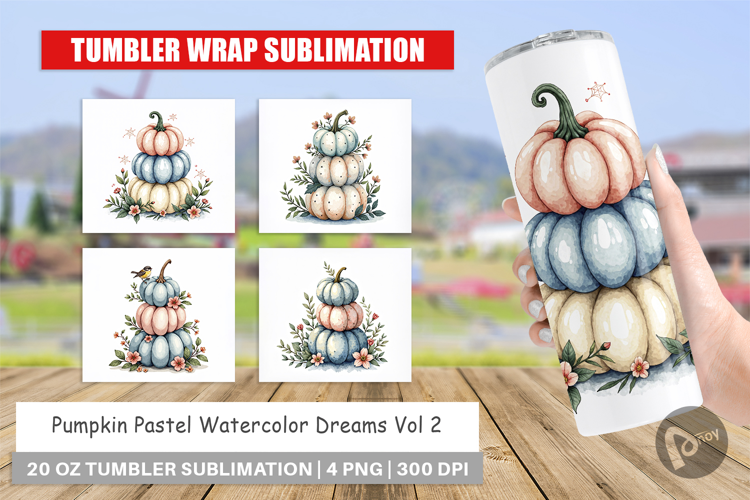 Pumpkin Pastel Dreams Tumbler