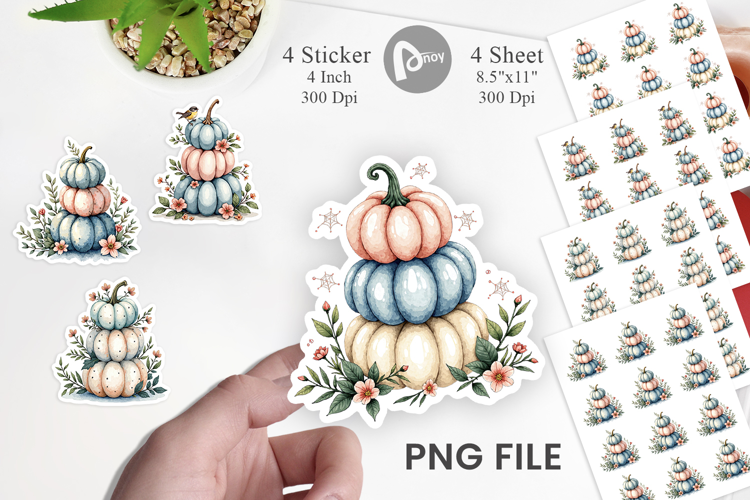 Pumpkin Pastel Dreams Sticker
