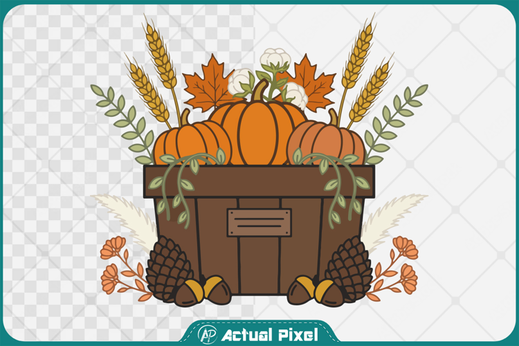 Pumpkin Patch Design Clipart