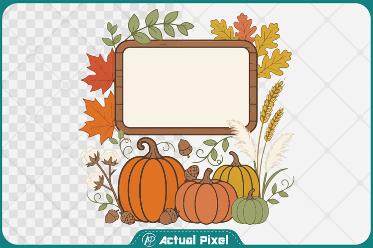 Pumpkin Patch Design Clipart