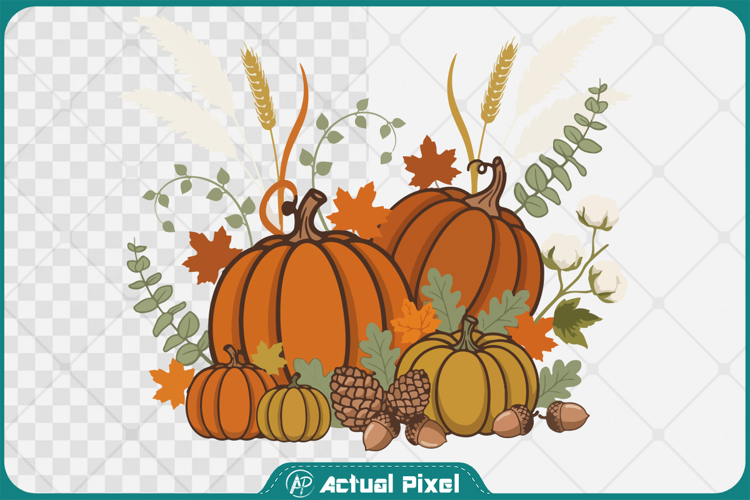 Pumpkin Patch Design Clipart