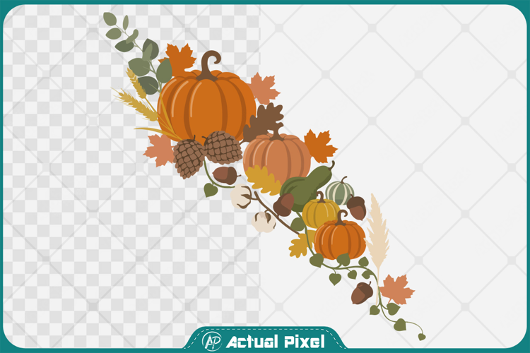 Pumpkin Patch Design Clipart