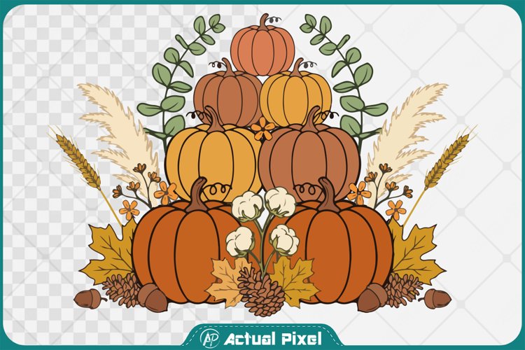 Pumpkin Patch Design Clipart