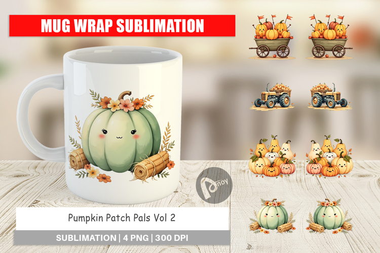 Mug Wrap Pumpkin Patch Pals