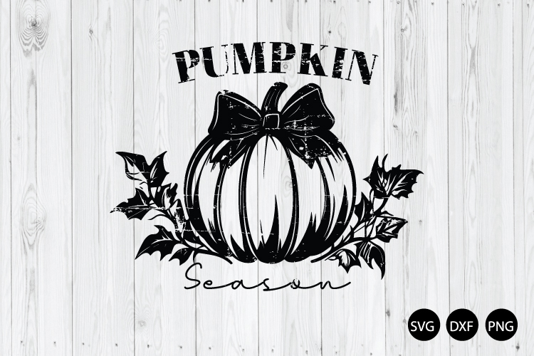 Pumpkin Season SVG, Retro Fall SVG, Pumpkin SVG