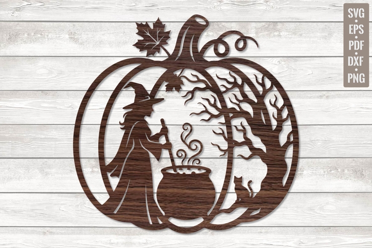 Pumpkin shape Halloween Wall Sign SVG