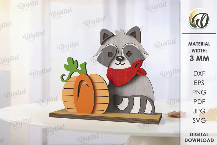 Pumpkin Shelf Sitter Laser Cut. Stand decor SVG