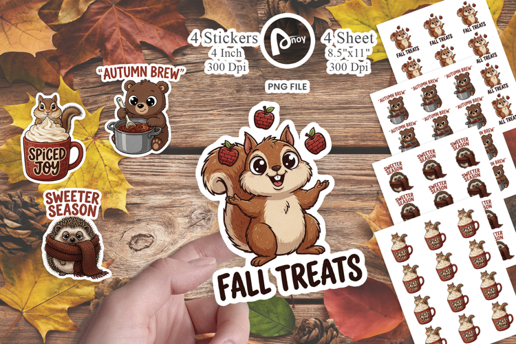 Pumpkin Spice Critter Sticker